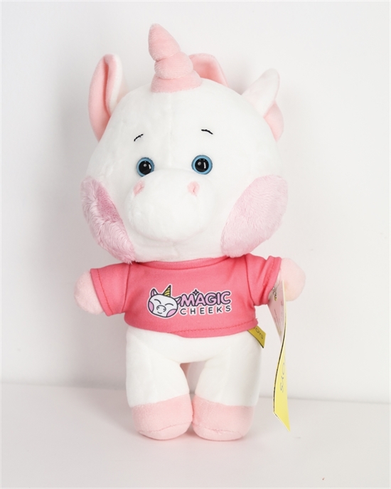 Мягкая игрушка Единорог с розовыми щечками 2284 - фото 11523